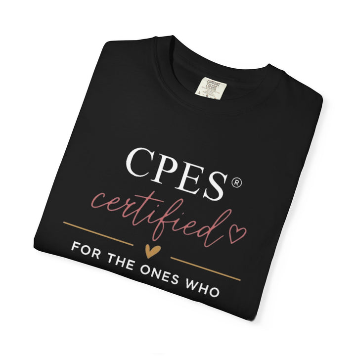 CPES Certified Tee (Black) | Verified Society.Co
