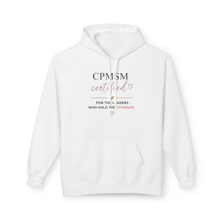 CPMSM Certified Hoodie (White) | Verified Society.Co