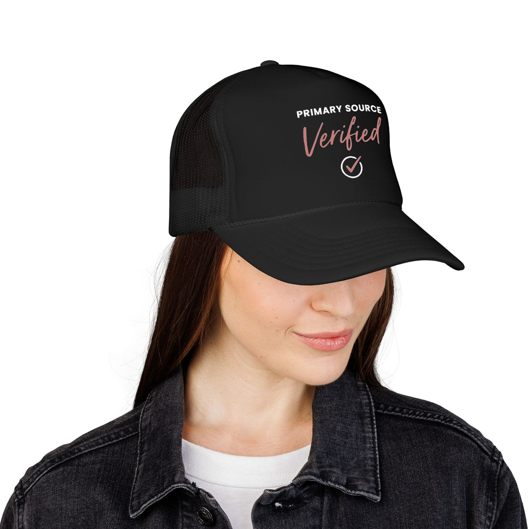 Primary Source Verified Cap (Black) | Verified Society.Co