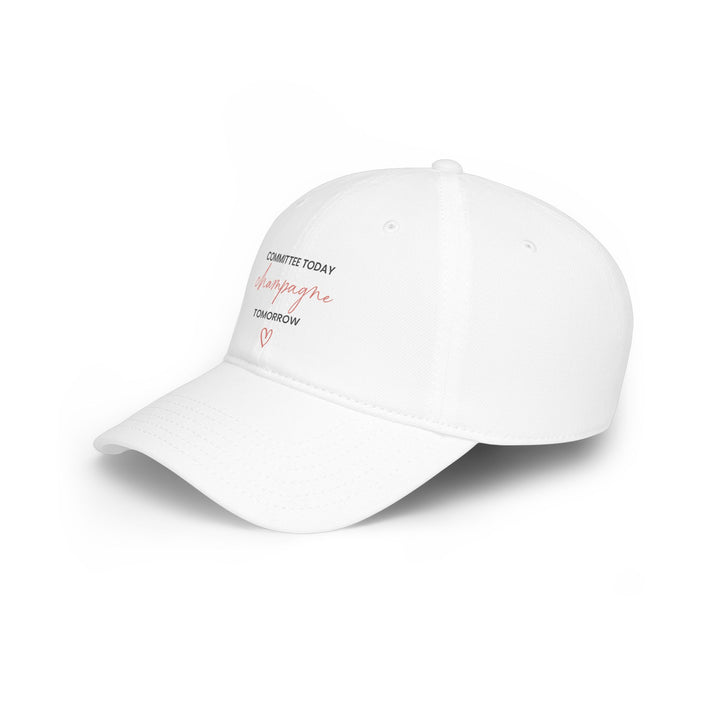 Committee Today Champagne Tomorrow Cap | Verified Society.Co