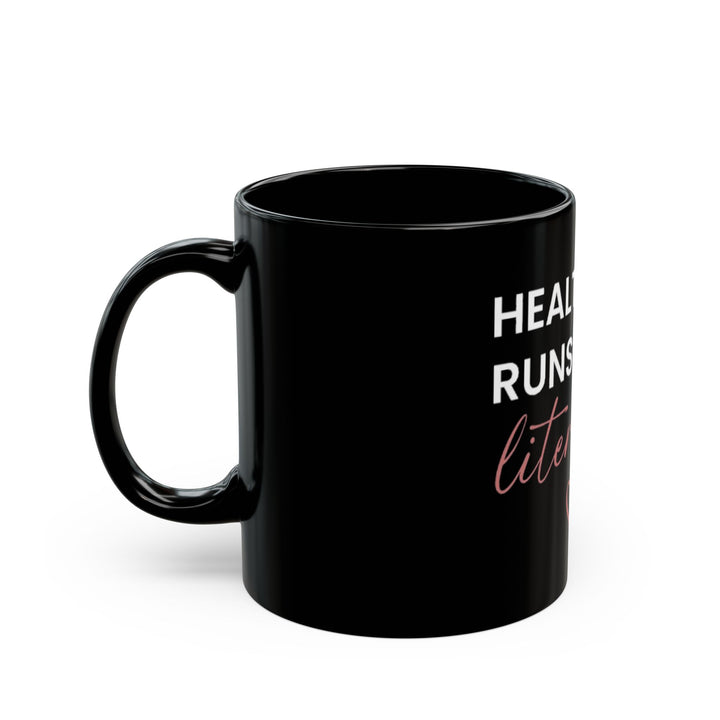 Healthcare Runs on Us Mug | Verified Society