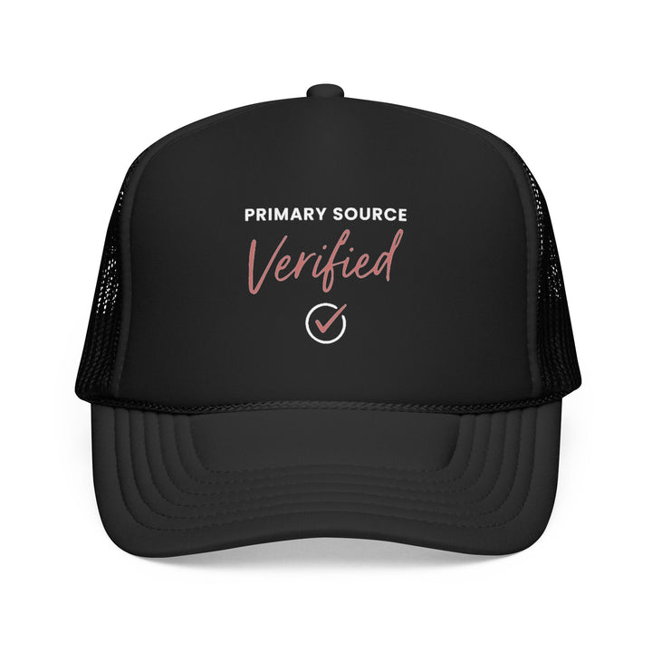 Primary Source Verified Cap (Black) | Verified Society.Co