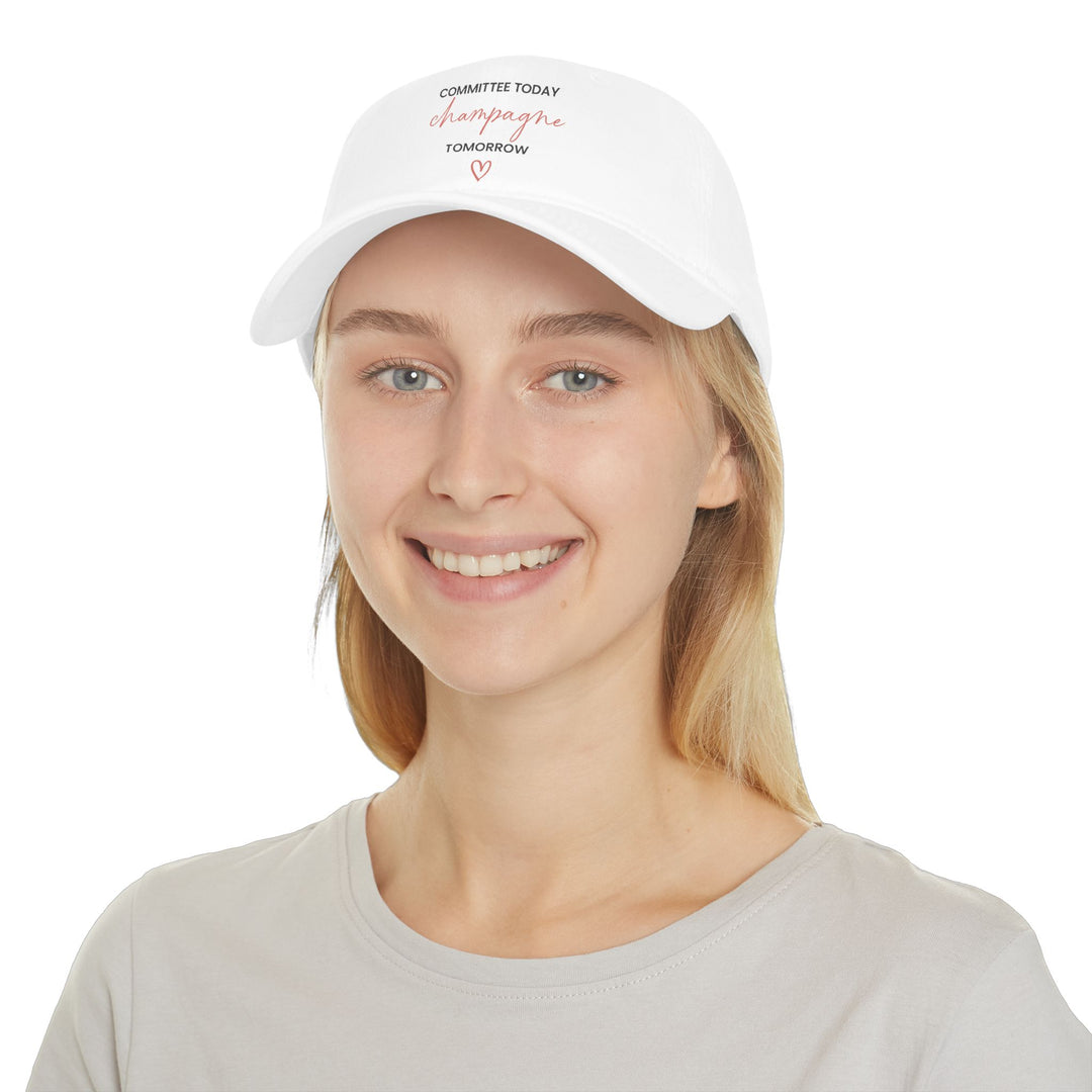 Committee Today Champagne Tomorrow Cap | Verified Society.Co