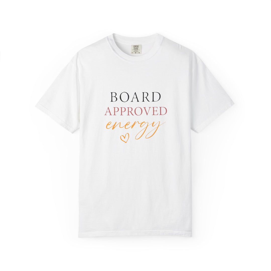 Board Approved Energy Tee (White)  | Verified Society.Co