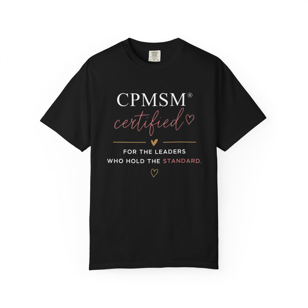 CPMSM Certified Tee (Black) | Verified Society.Co