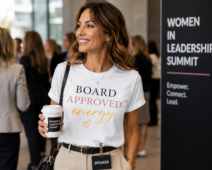 Board Approved Energy Tee (White)  | Verified Society.Co