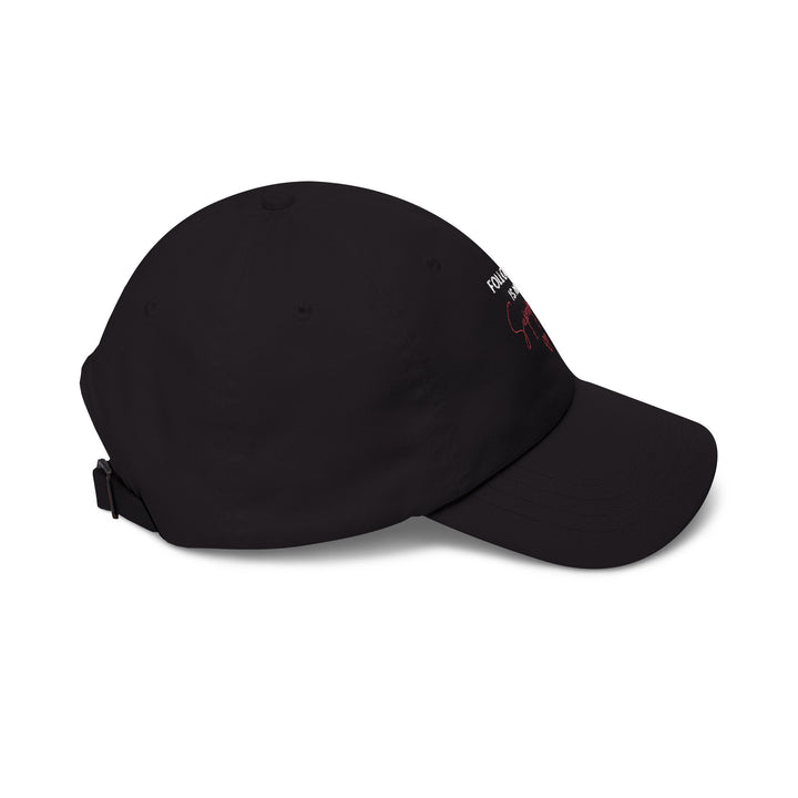 Follow Up Is My Superpower Embroidered Cap (Black)  | Verified Society.Co