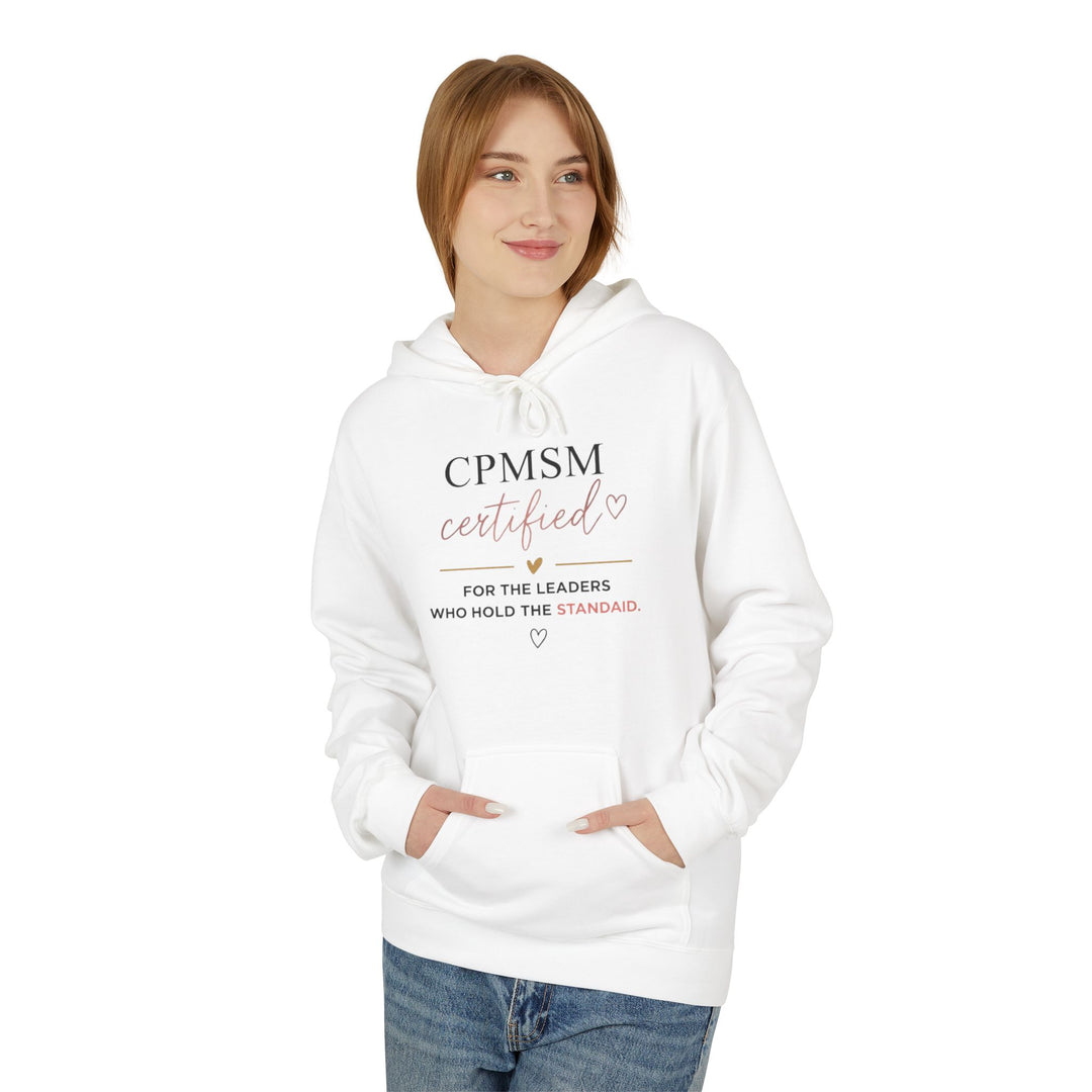 CPMSM Certified Hoodie (White) | Verified Society.Co