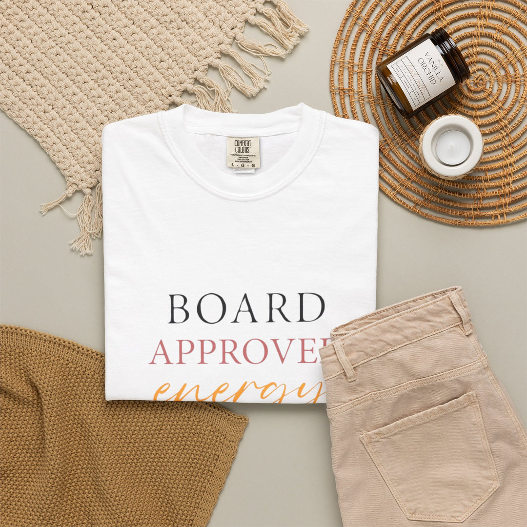 Board Approved Energy Tee (White)  | Verified Society.Co