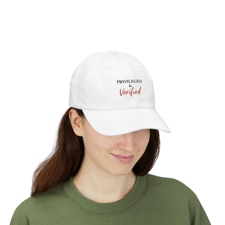 Privileged & Verified Cap (White) | Verified Society.Co